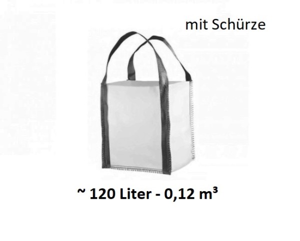 Big Bag 50 x 50 x 50 cm mit Schürze